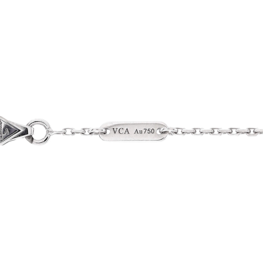 Sweet Alhambra Bracelet 18K White Gold and Diamonds