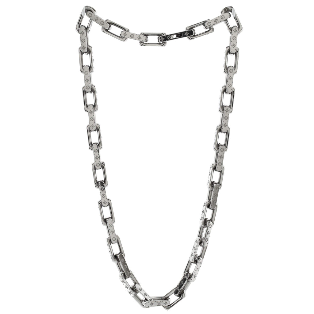 Monogram Chain Necklace Metal