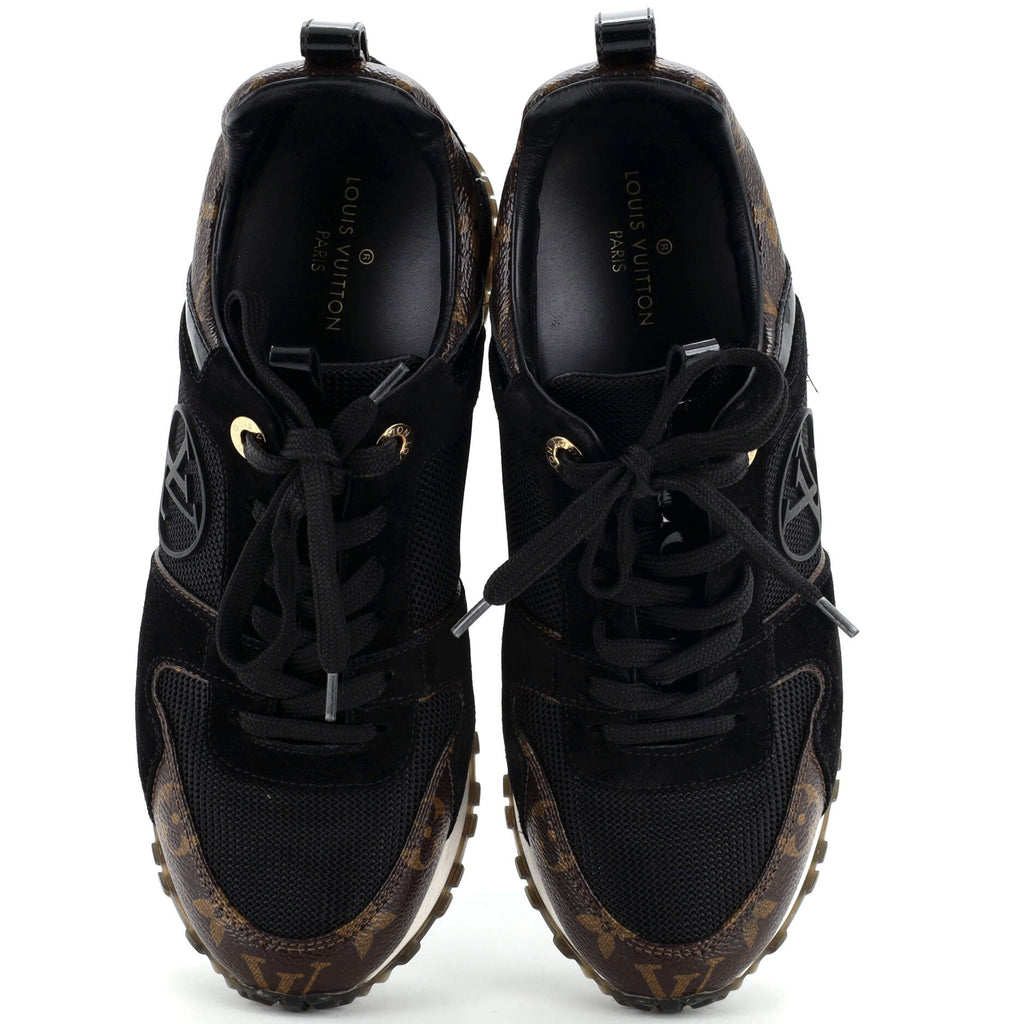 Women's Run Away Sneakers Mesh with Monogram Canvas and Suede