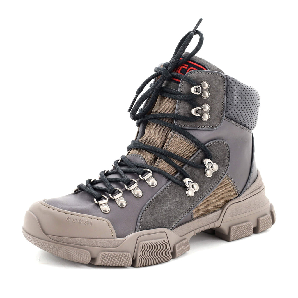 Flashtrek Hiking Boots Leather and Canvas