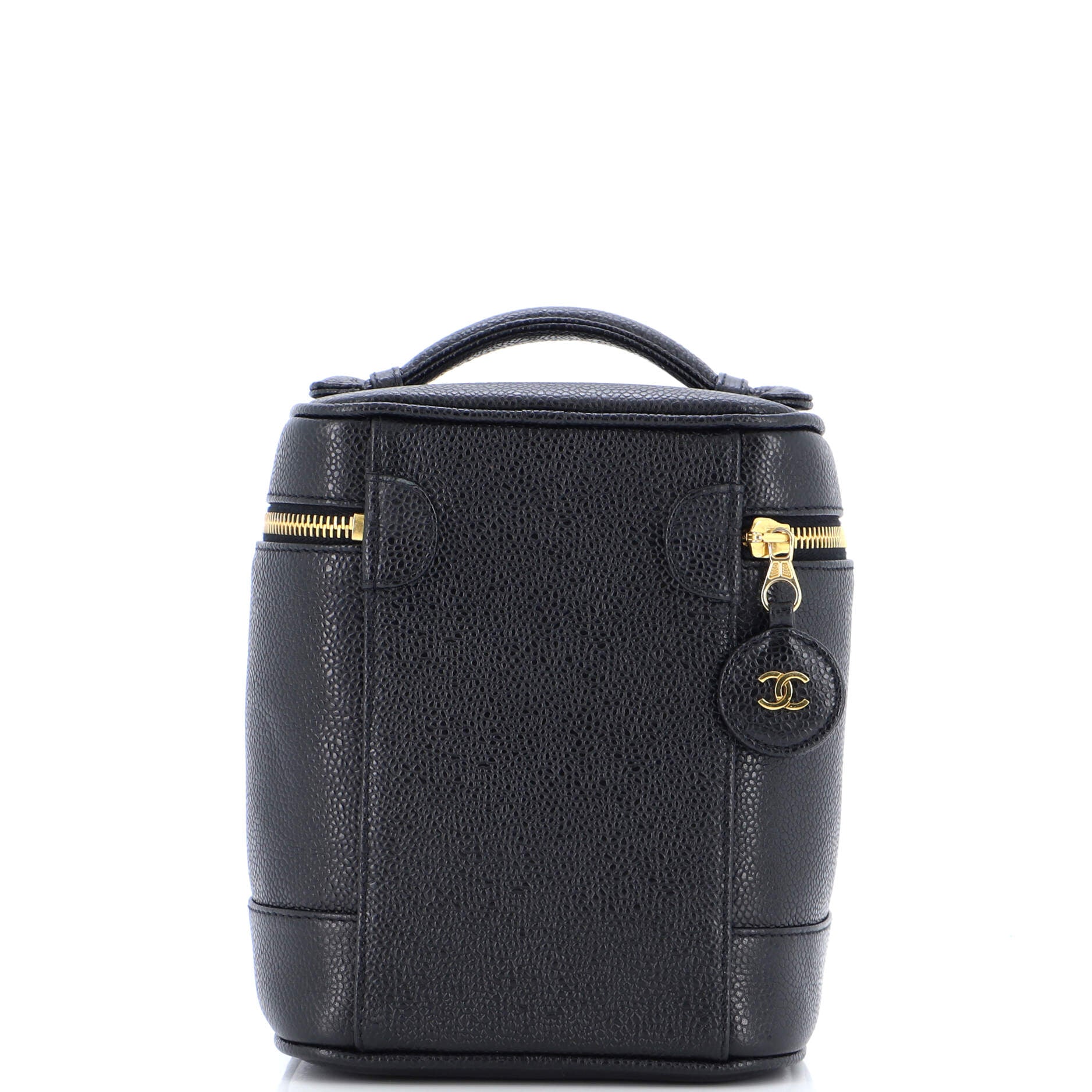 Vintage Timeless Cosmetic Case Caviar Tall