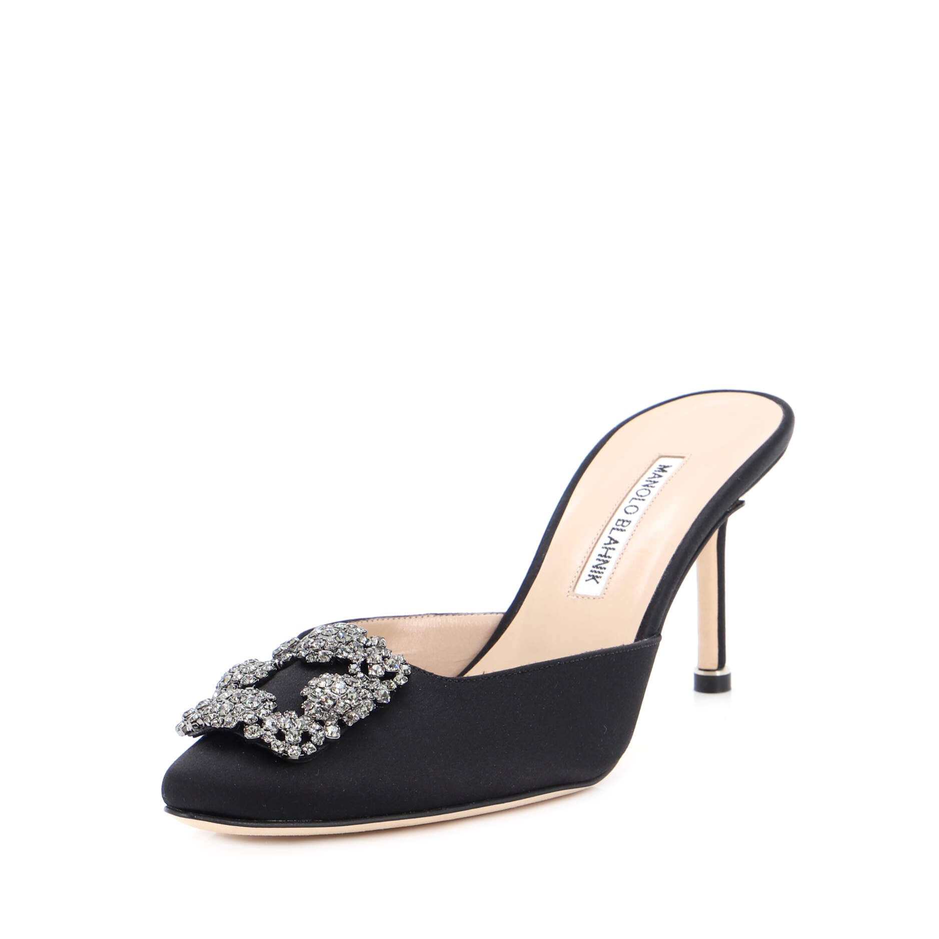 Women's Hangisimu Heeled Mules Satin 70
