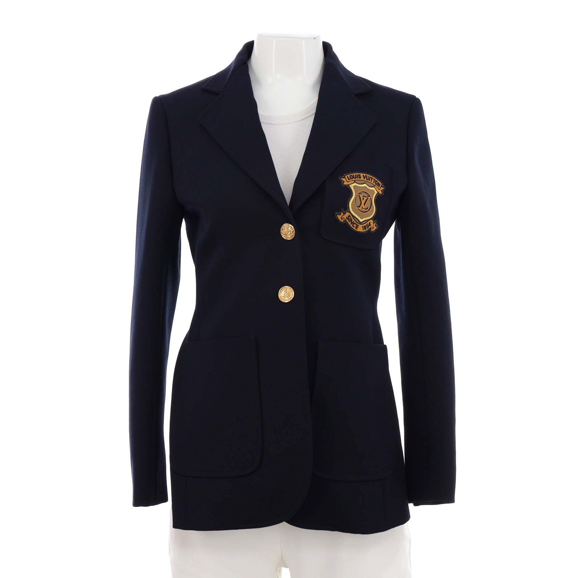 Women's Preppy Blazer Wool Blend