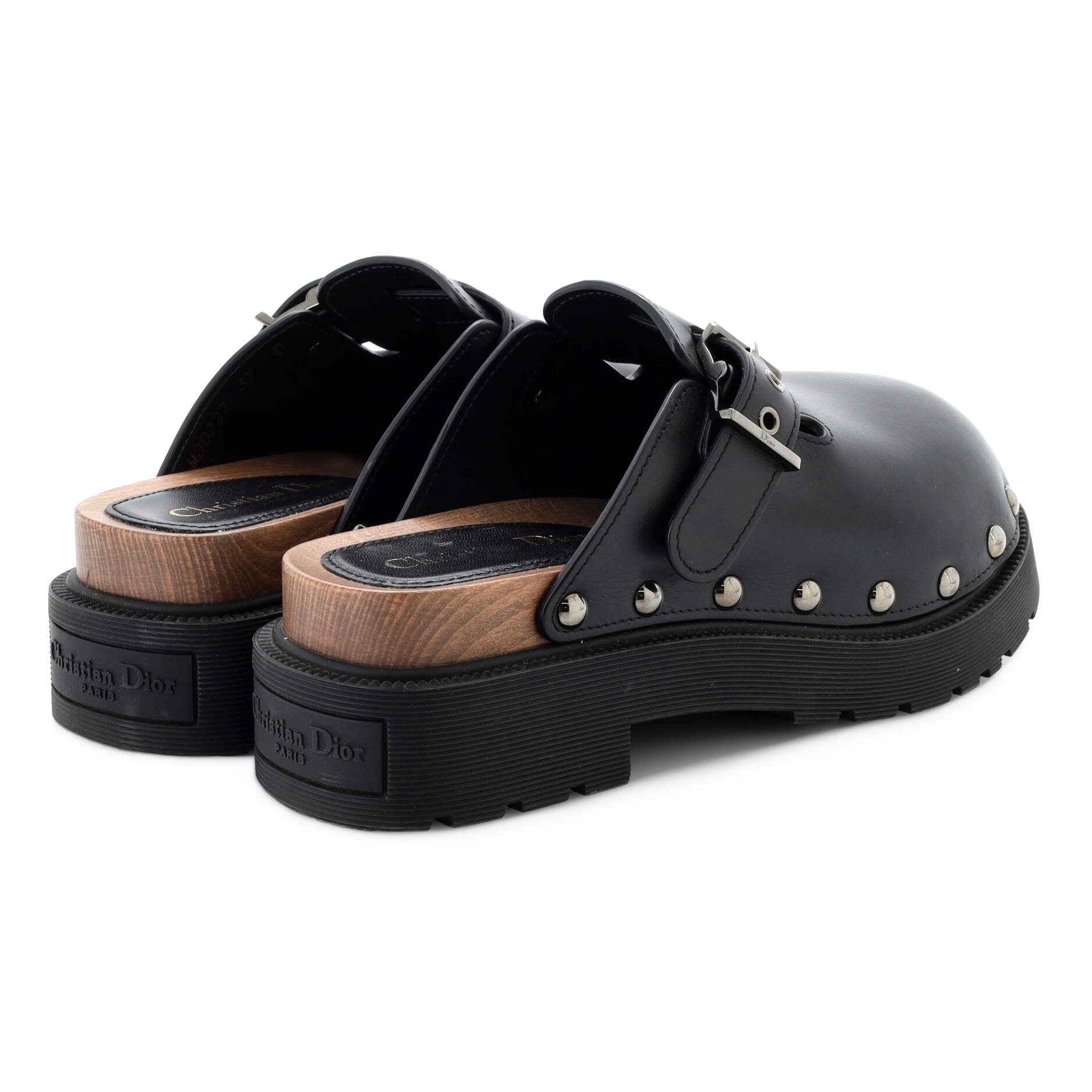 Women's Diorquake Buckle Clogs Leather