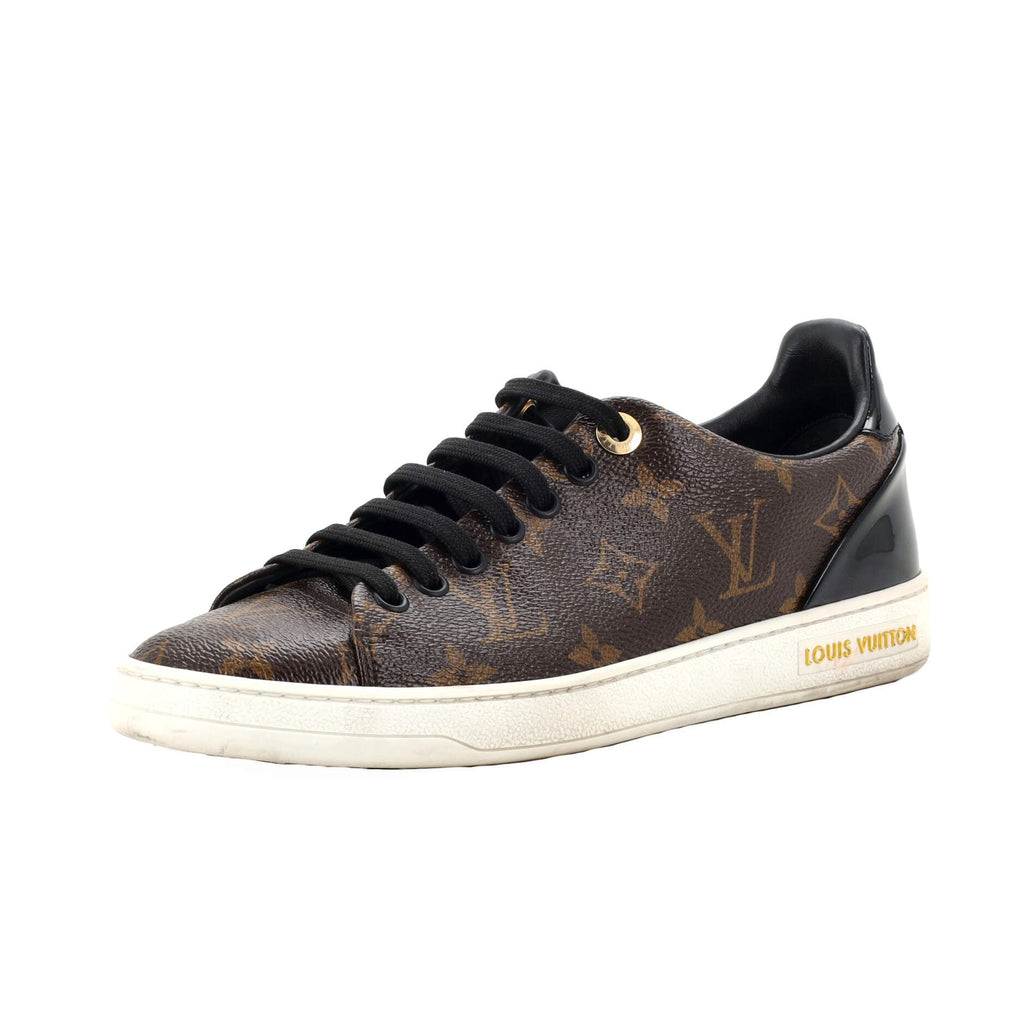 Women's FrontRow Sneakers Monogram Canvas with Patent