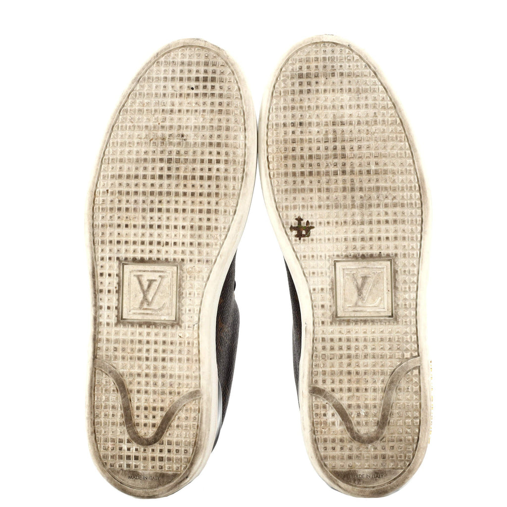 Women's FrontRow Sneakers Monogram Canvas with Patent