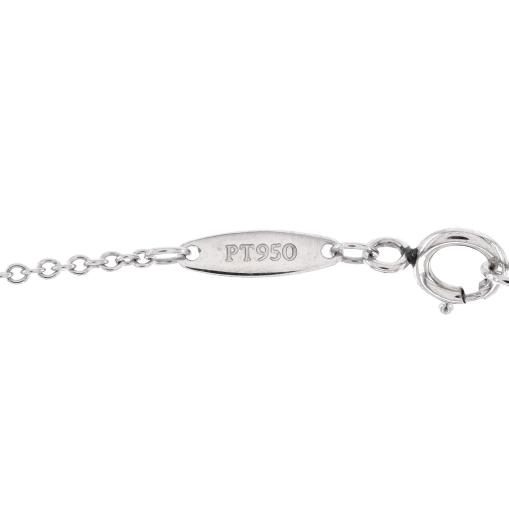Elsa Peretti Diamonds By The Yard 5 Stone Necklace Platinum and Diamonds 0.70-0.79CT