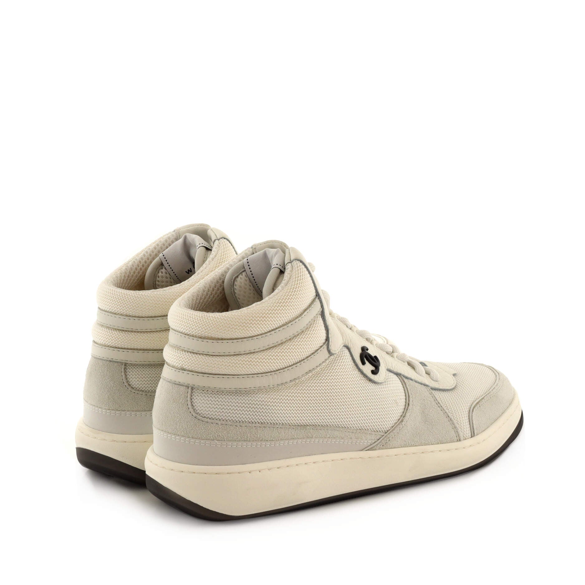Women's High Top Logo Sneakers Leather