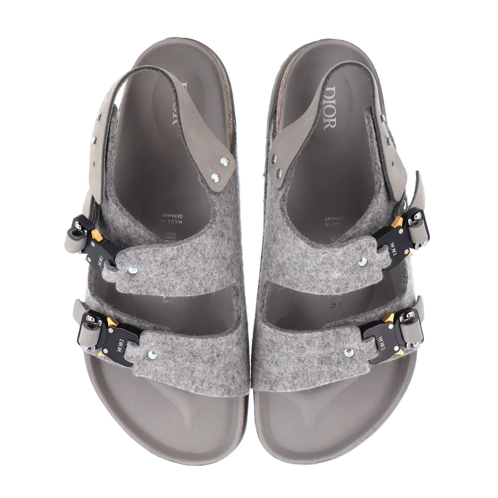 x Birkenstock Men's Milano Sandals Felt and Nubuck