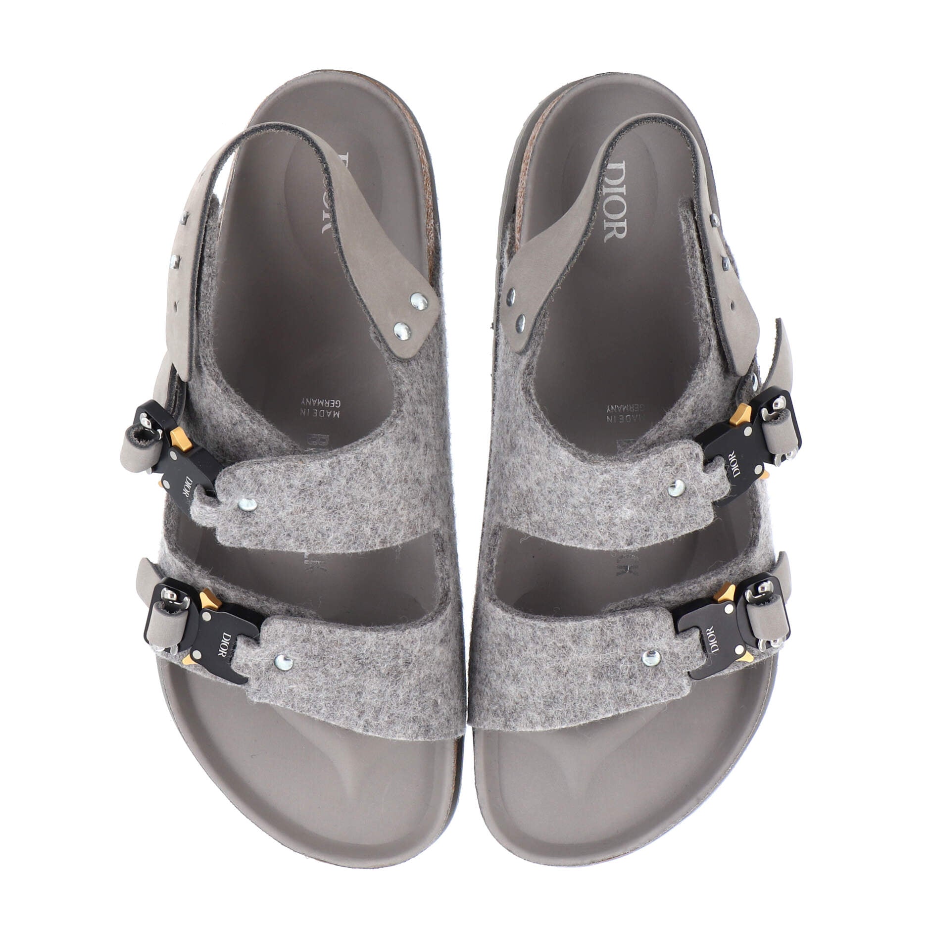 x Birkenstock Men's Milano Sandals Felt and Nubuck