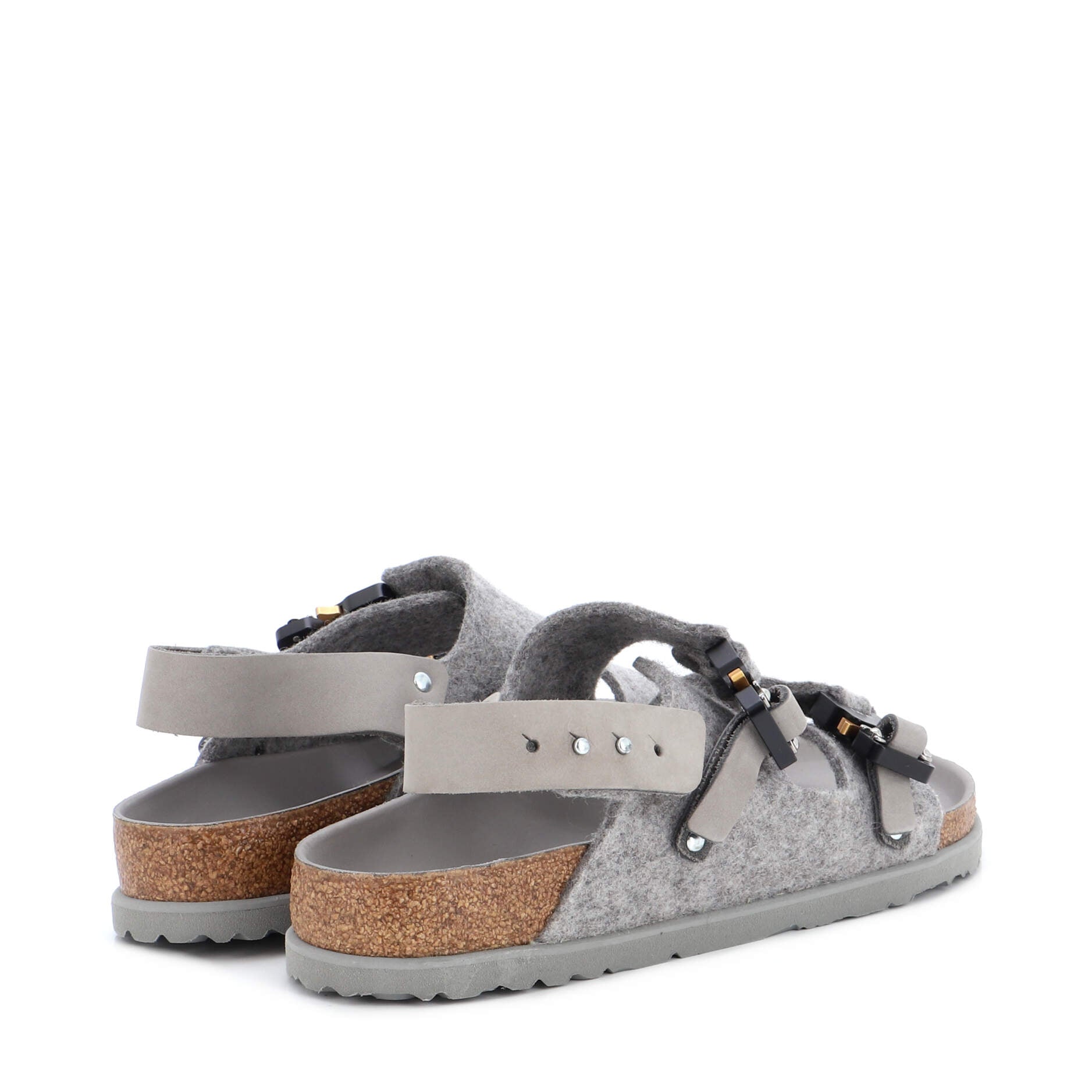 x Birkenstock Men's Milano Sandals Felt and Nubuck