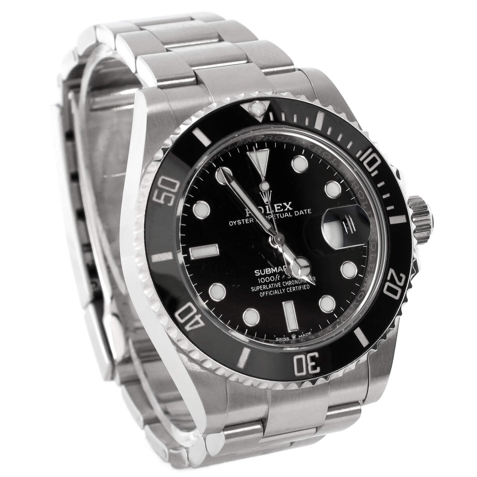 Oyster Perpetual Submariner Date Automatic Watch Stainless Steel and Cerachrom 41