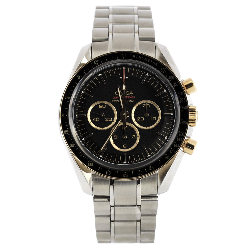 Speedmaster Professional Tokyo Olympic Chronograph Limited Edition Manual Watch Stainless Steel and Yellow Gold 42