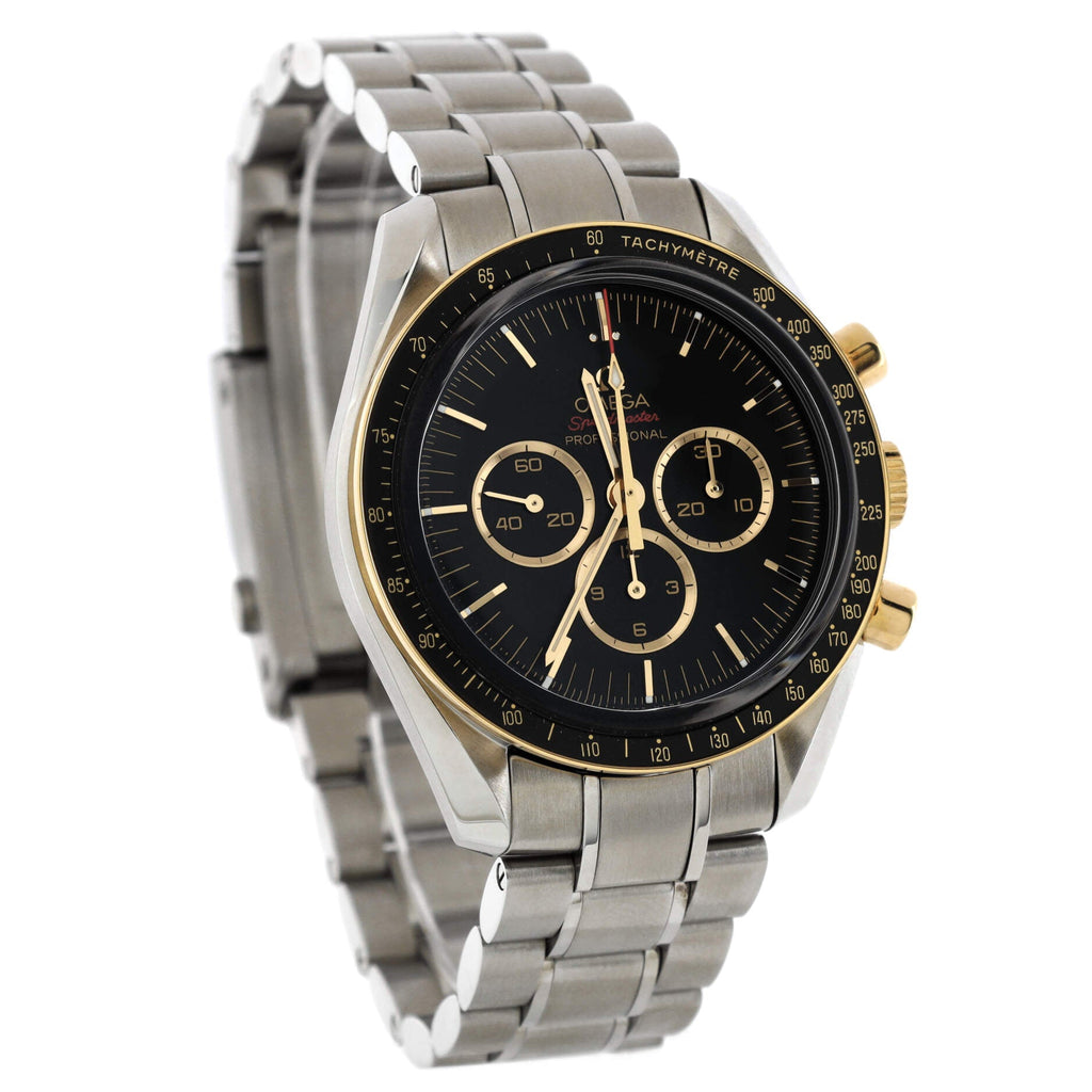 Speedmaster Professional Tokyo Olympic Chronograph Limited Edition Manual Watch Stainless Steel and Yellow Gold 42