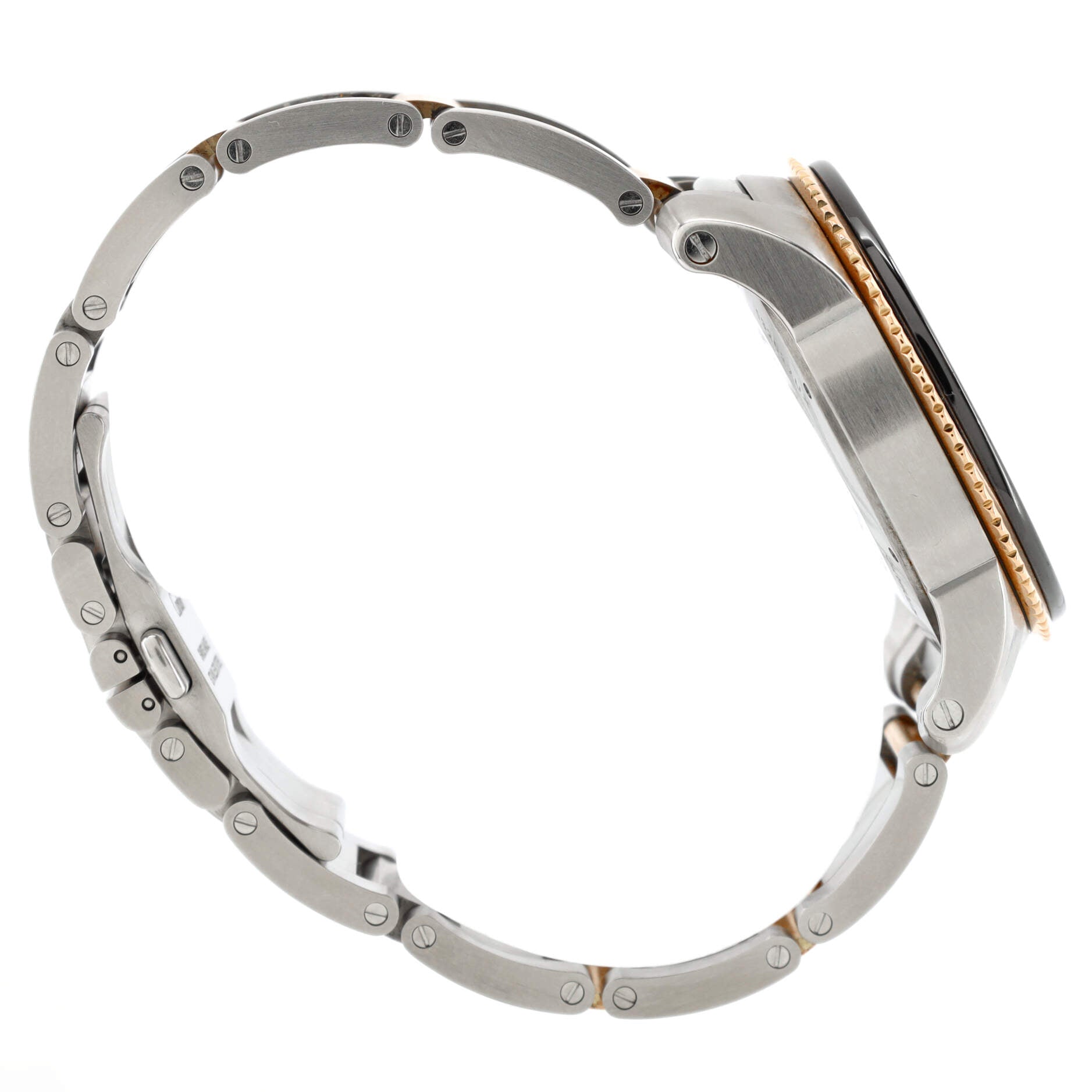 Calibre de Cartier Automatic Watch Stainless Steel and Rose Gold with Ceramic 42
