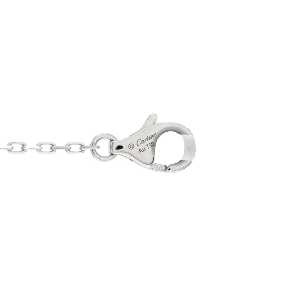 Cartier D'Amour Pendant Necklace 18K White Gold with Diamond Small