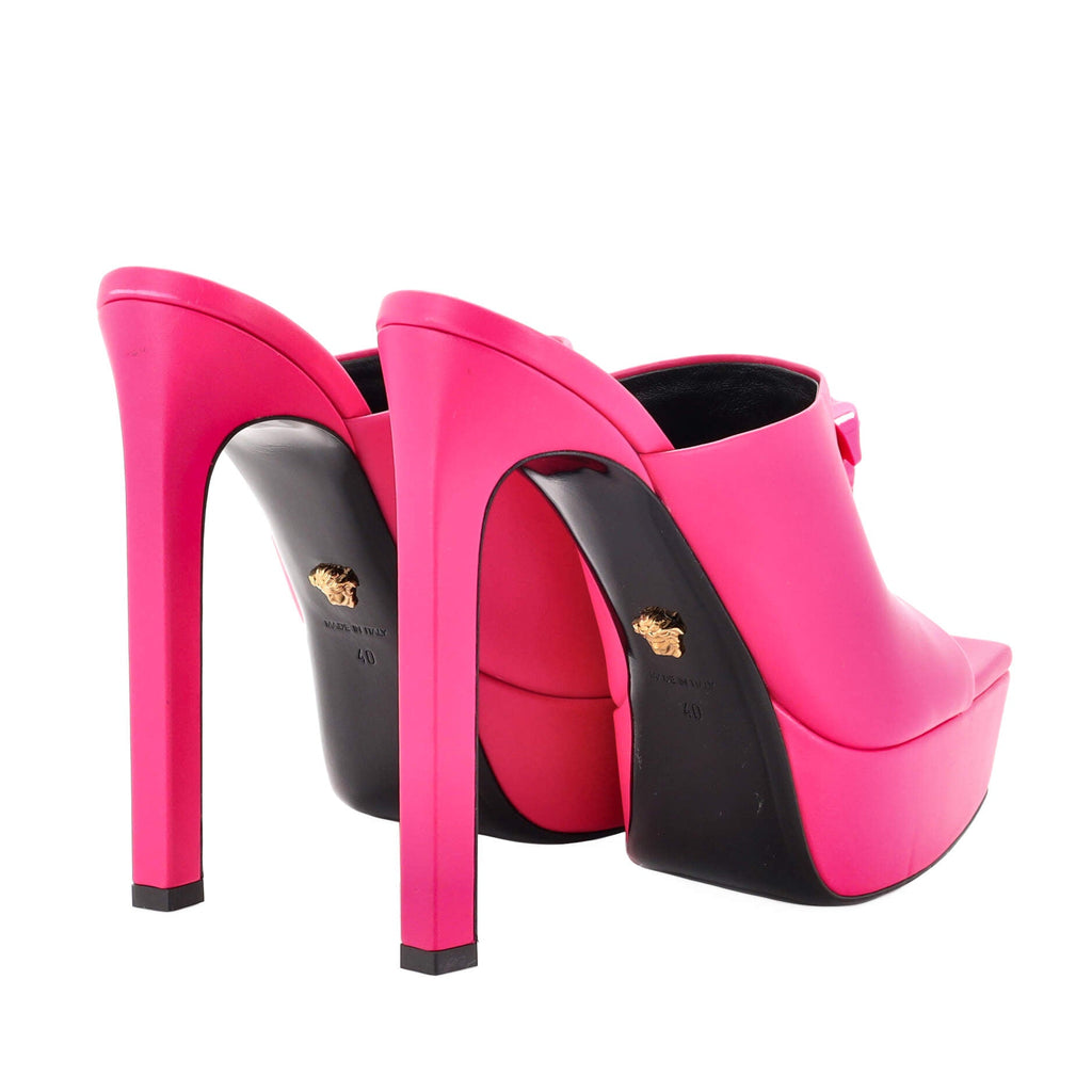 Women's La Medusa Platform Mule Sandals Leather