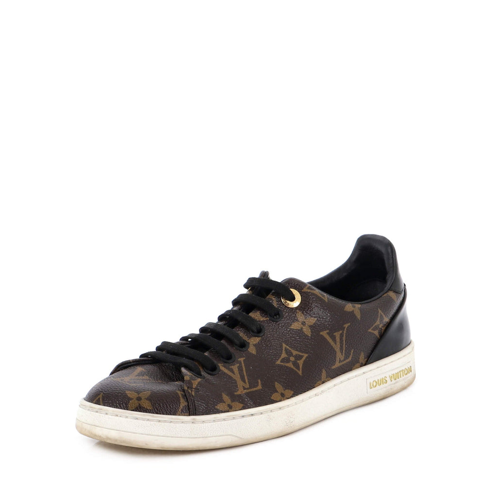 Women's FrontRow Sneakers Monogram Canvas with Patent