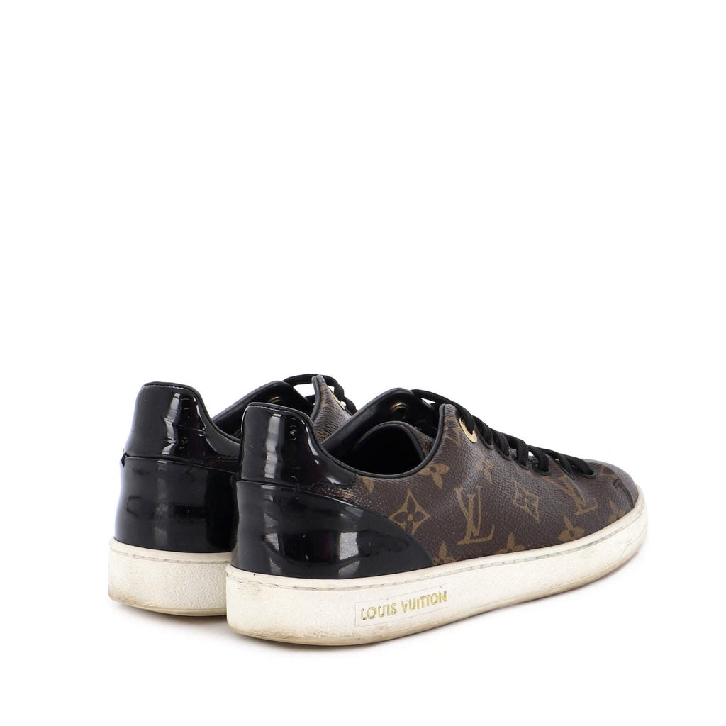 Women's FrontRow Sneakers Monogram Canvas with Patent