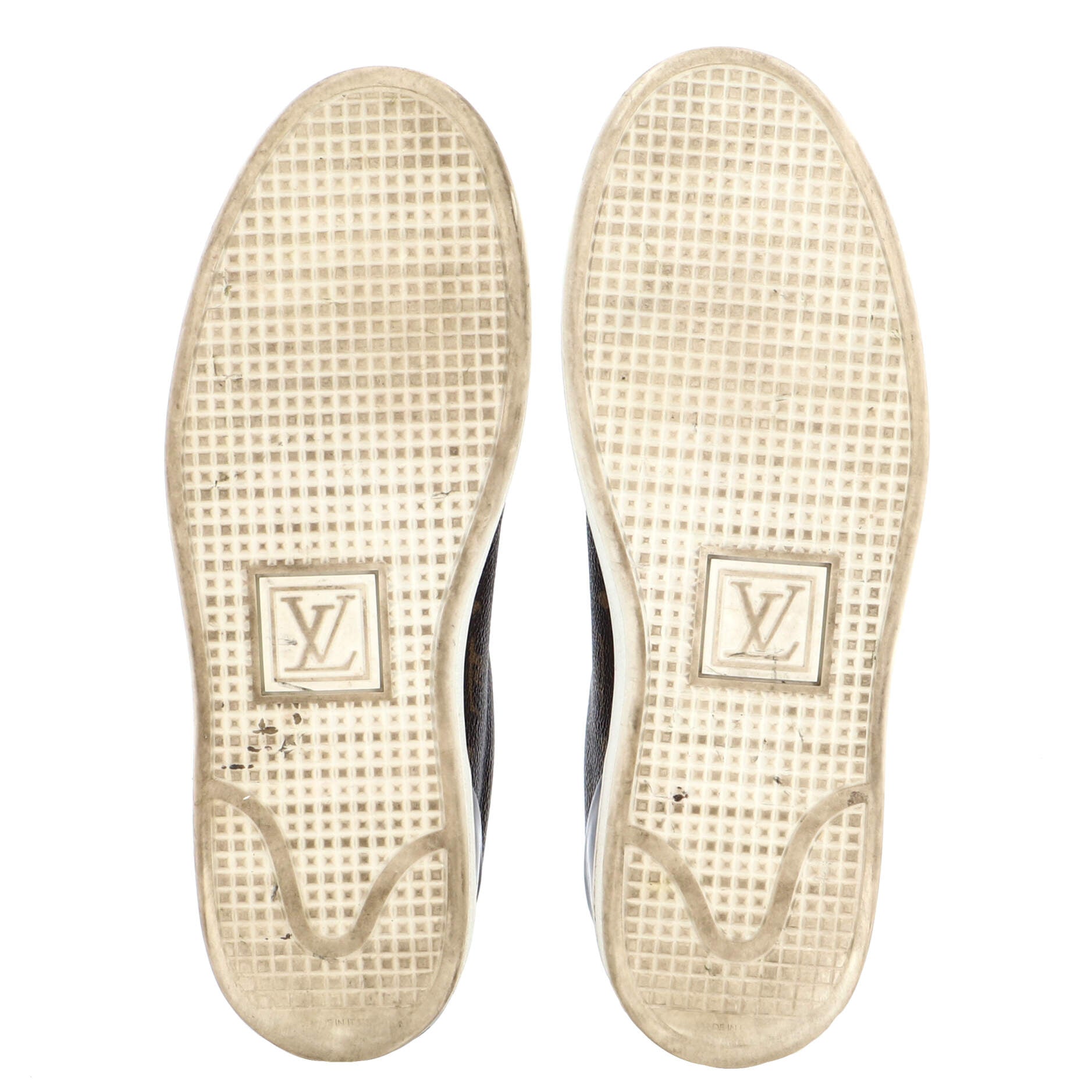Women's FrontRow Sneakers Monogram Canvas with Patent