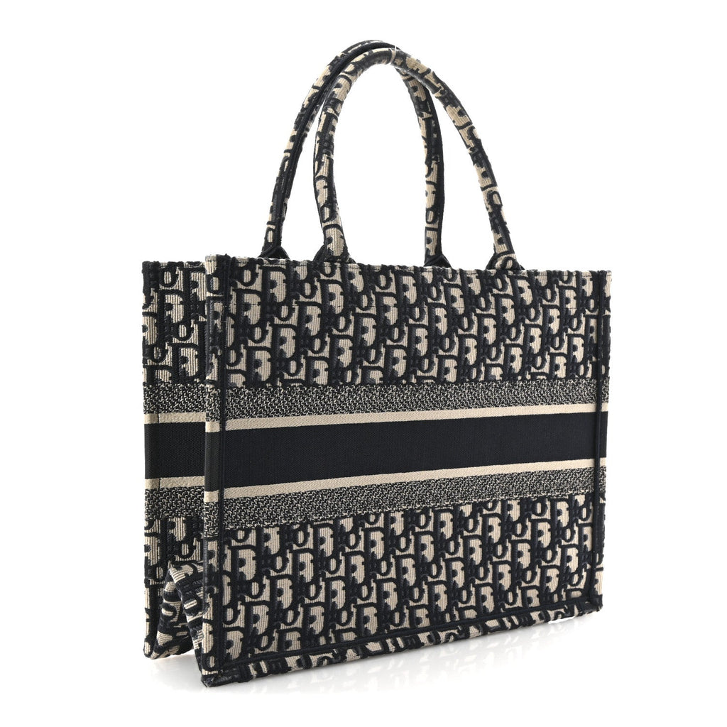 Oblique Medium Book Tote Blue Multicolor