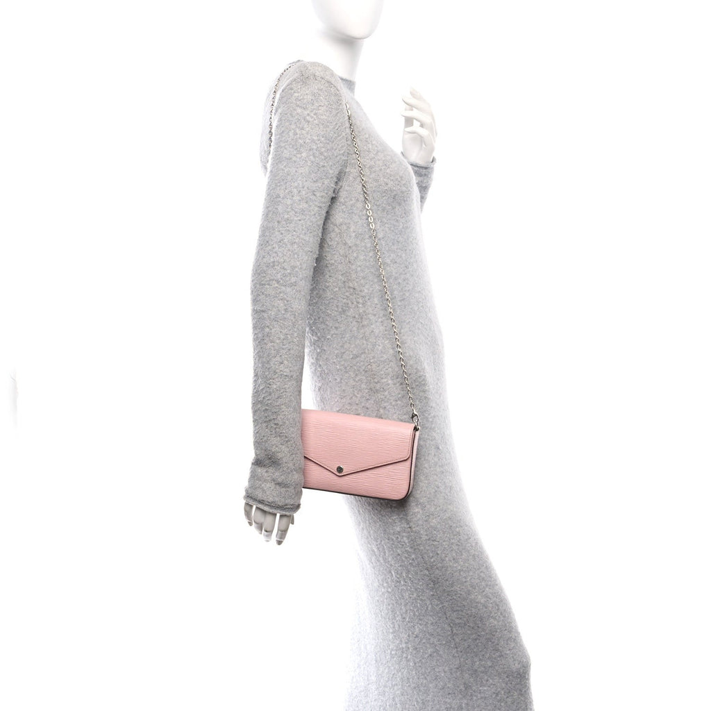Epi Pochette Felicie Rose Ballerine