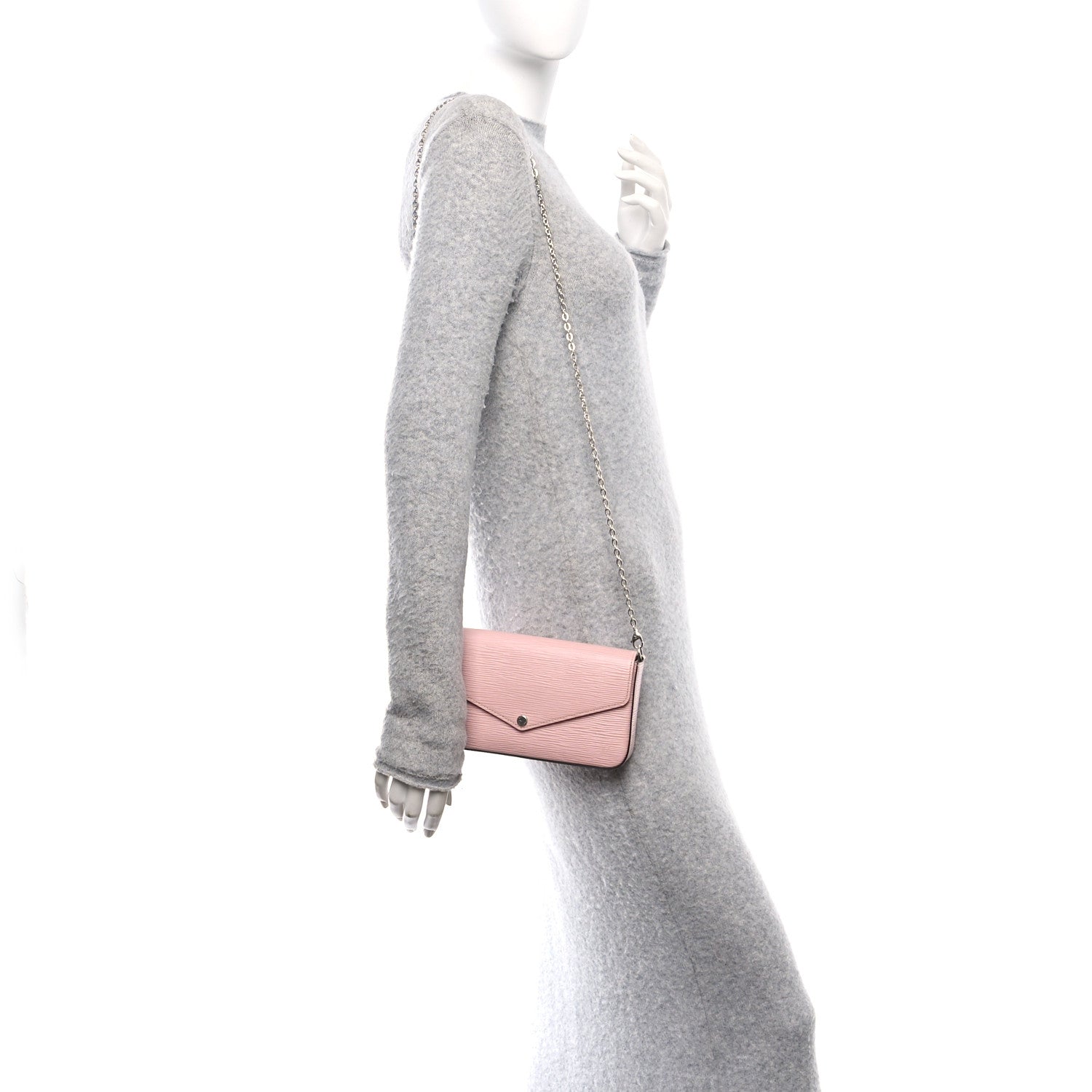 Epi Pochette Felicie Rose Ballerine