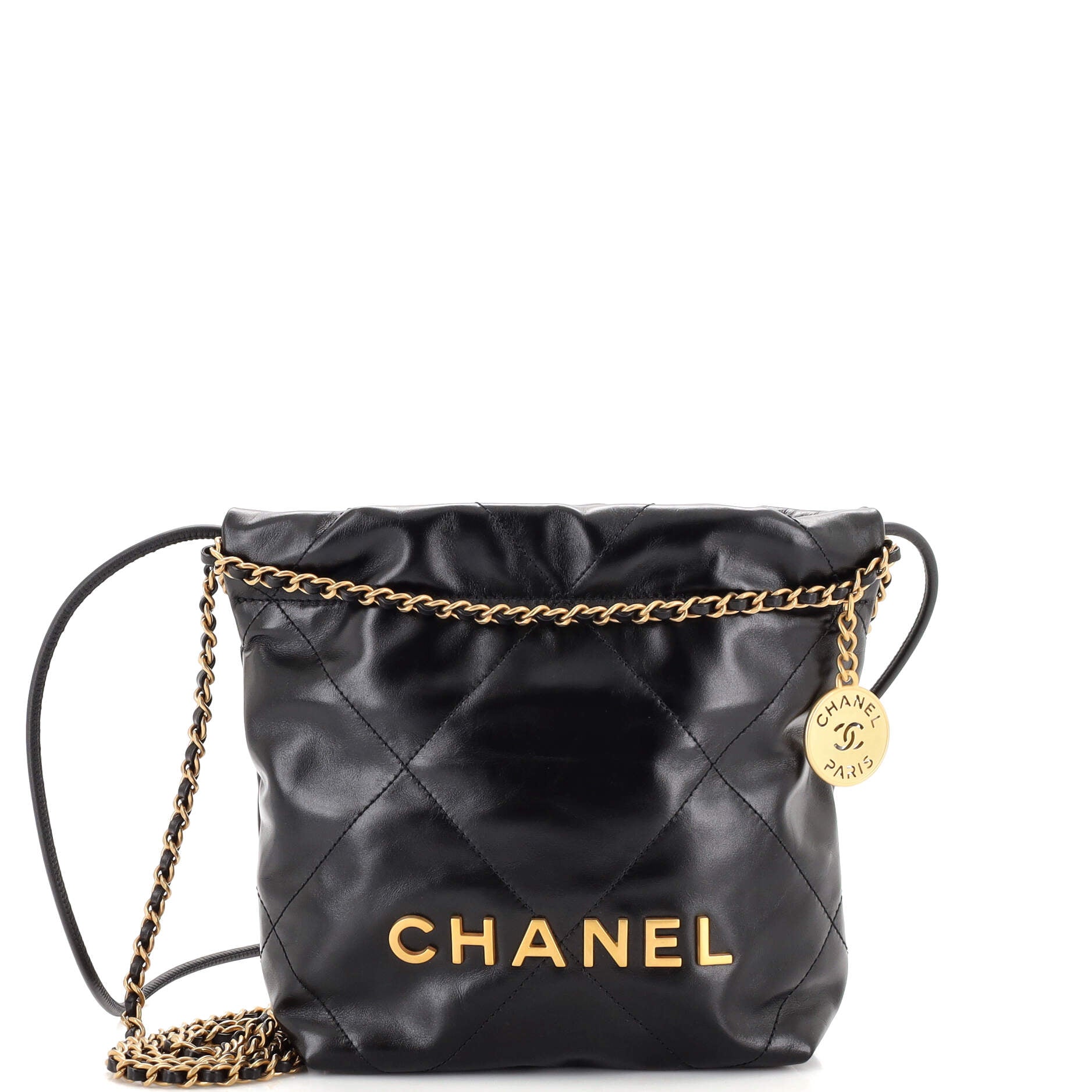 22 Chain Hobo Quilted Calfskin Mini