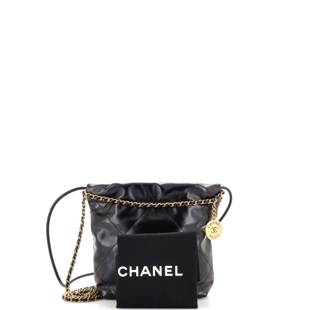 22 Chain Hobo Quilted Calfskin Mini