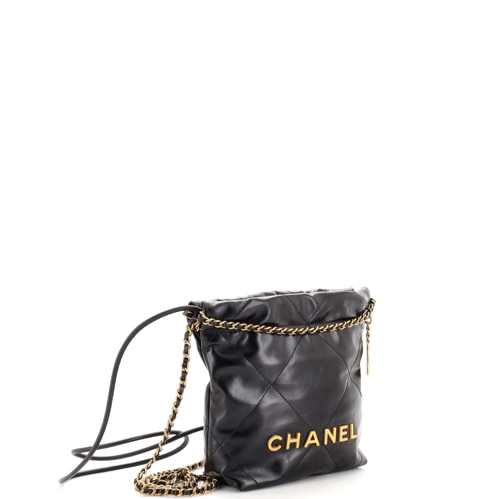 22 Chain Hobo Quilted Calfskin Mini