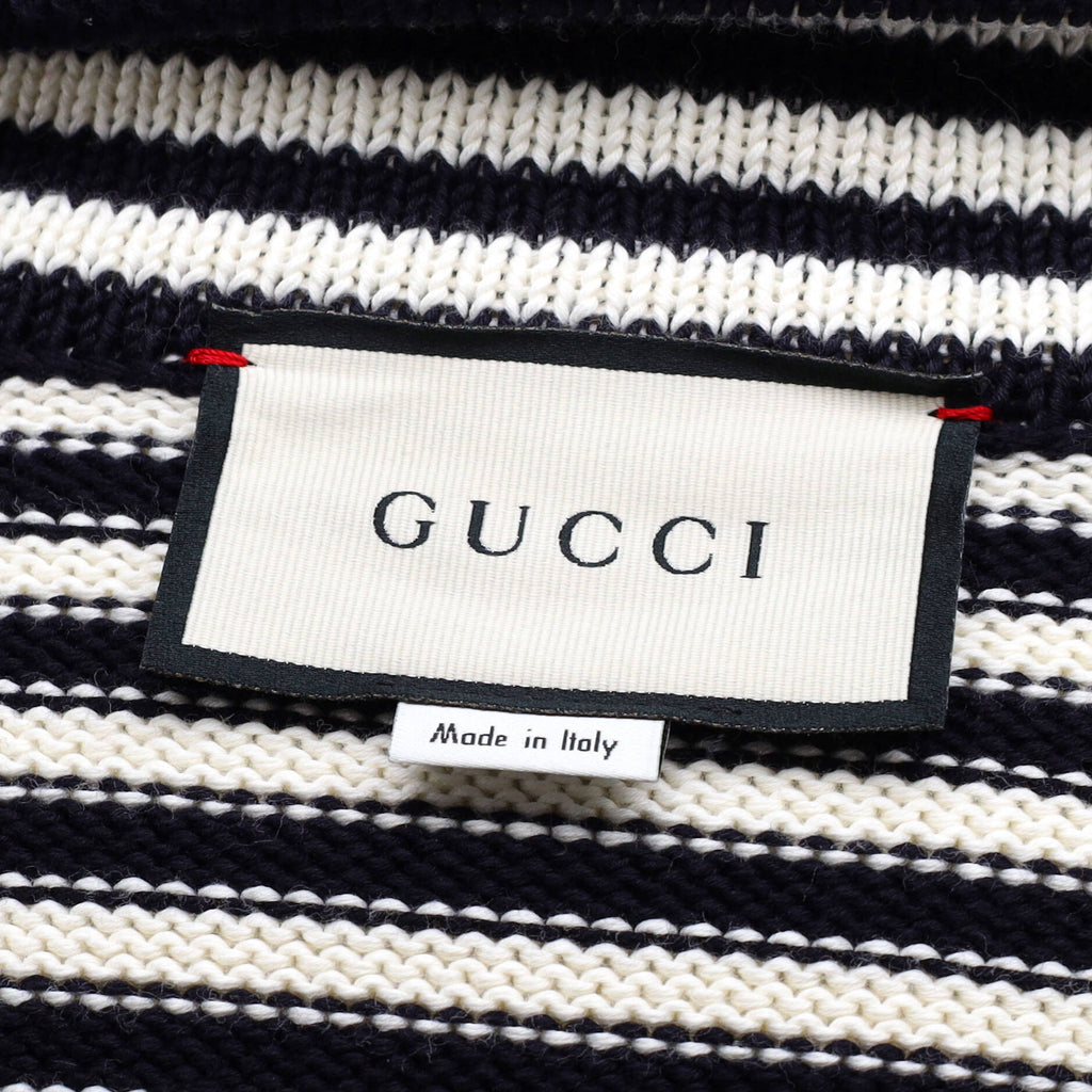 Men's Striped Zip Jacket GG Cotton
