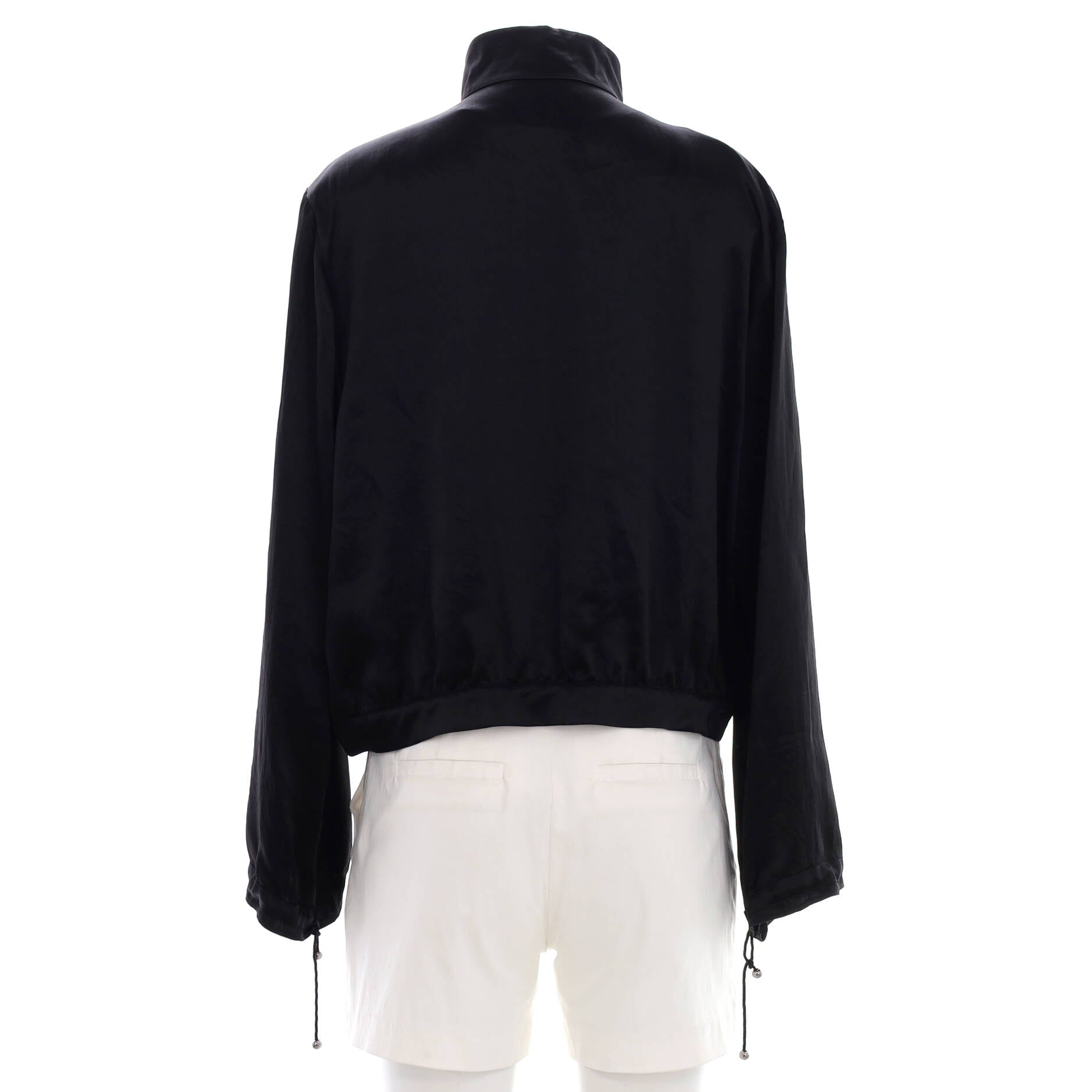 Women's Double Breasted Bomber Jacket Acetate