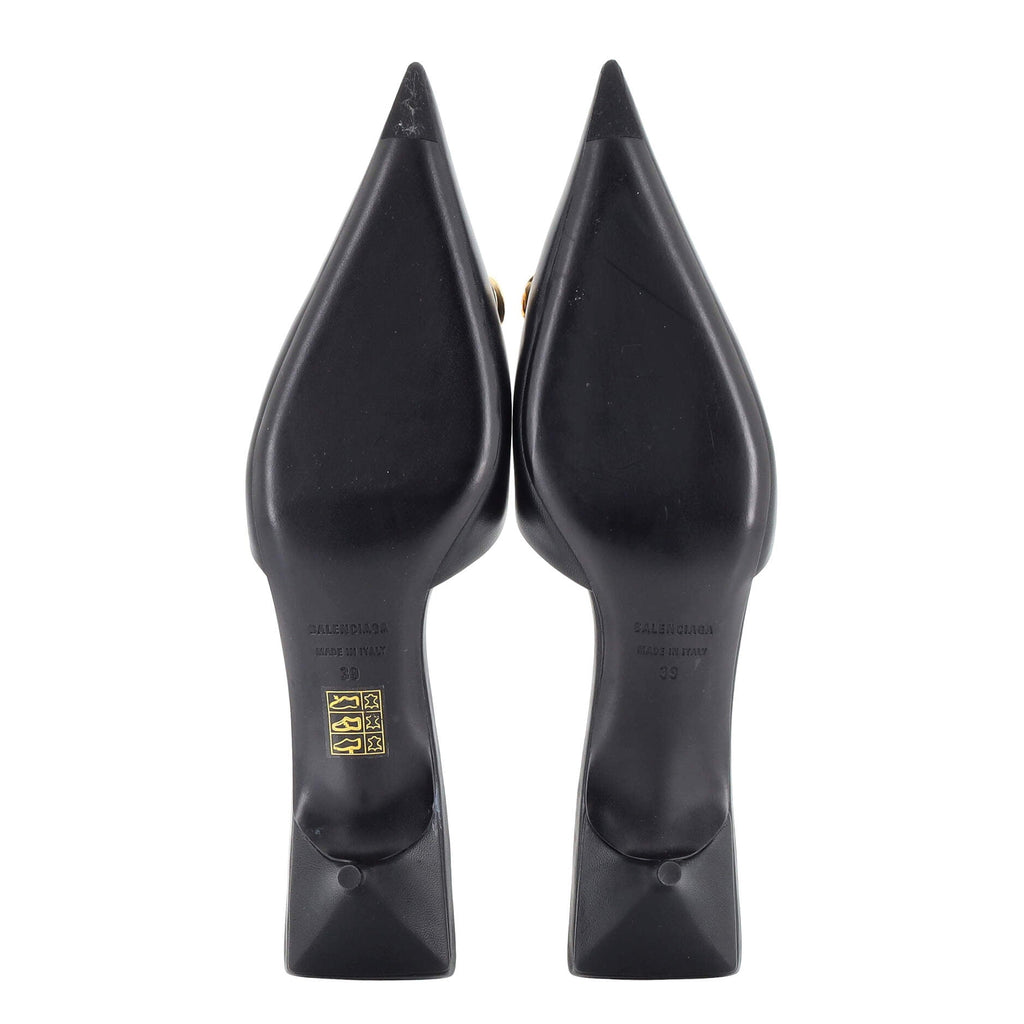 Women's BB Knife Mules Leather