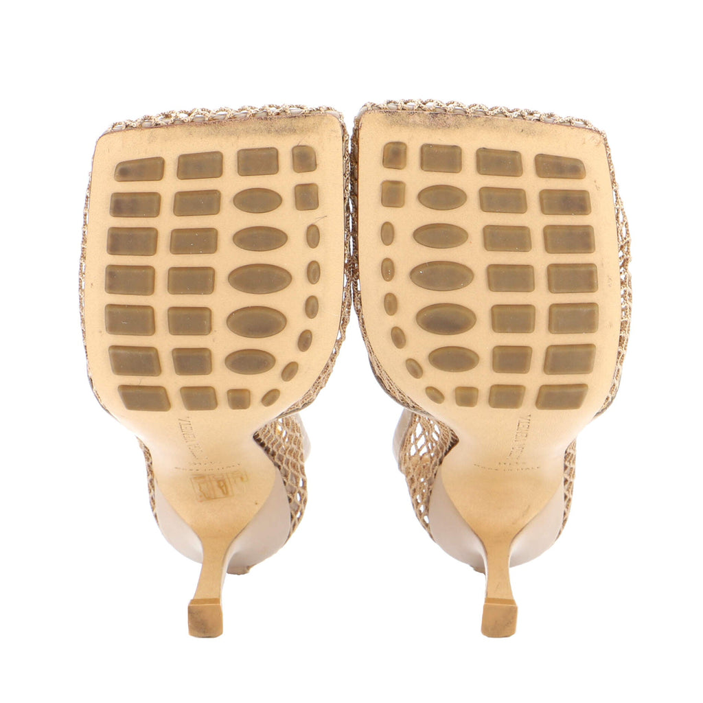 Women's Stretch Chain Pumps Mesh with Leather