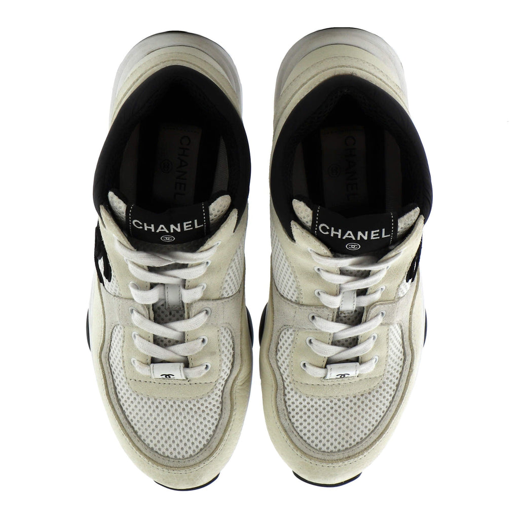Women's CC Low-Top Sneakers Leather and Mesh