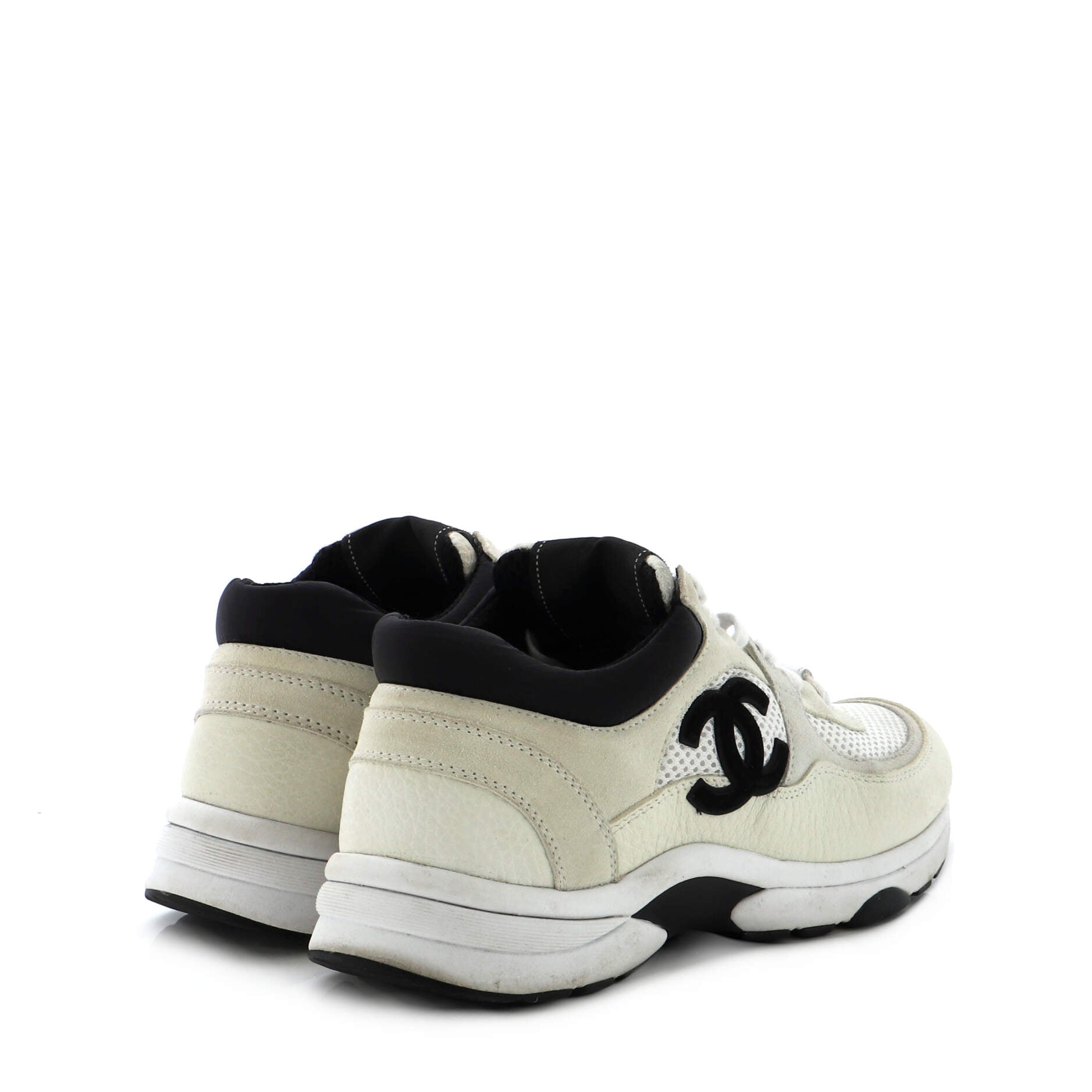 Women's CC Low-Top Sneakers Leather and Mesh