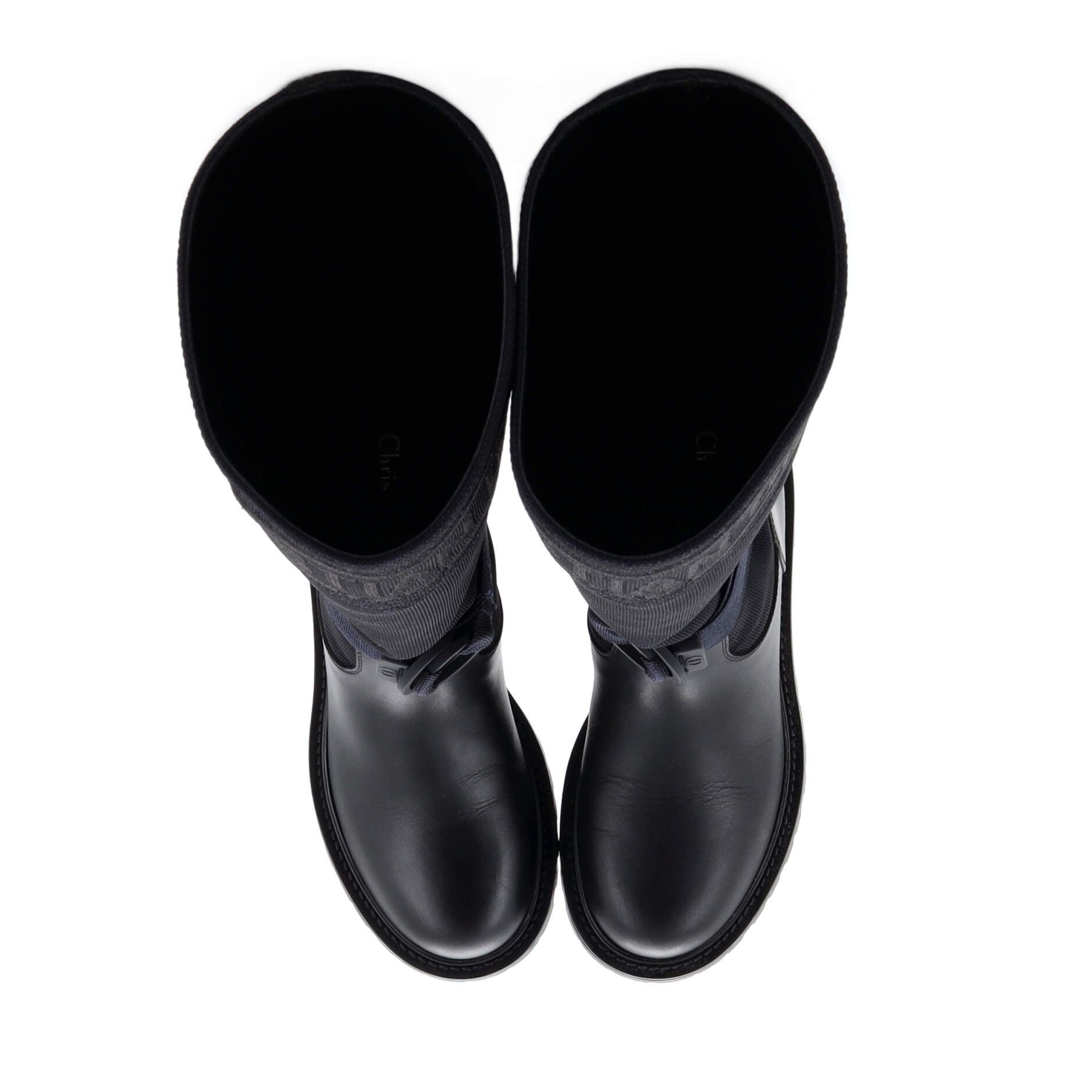 Women's D-Major Mid-Calf Boots Technical Fabric and Leather