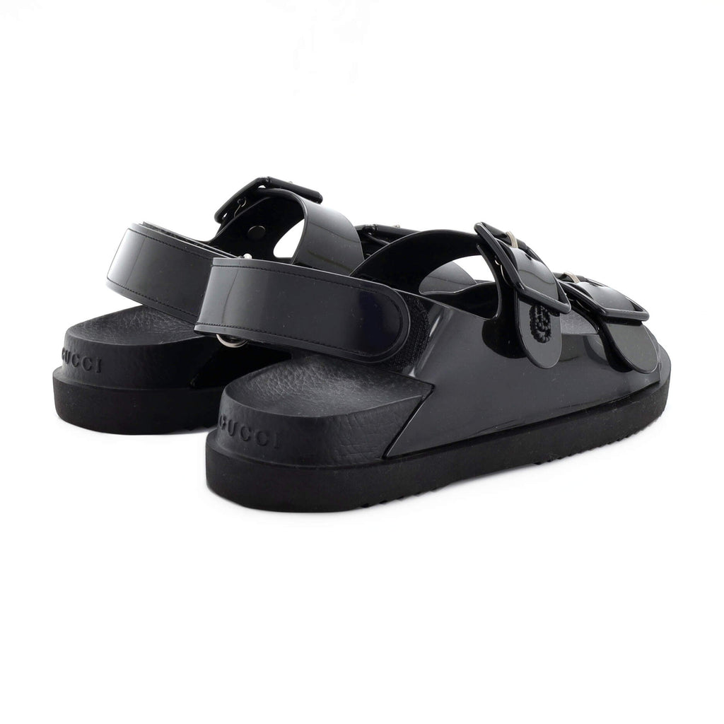 Women's Mini GG Slingback Sandals Rubber