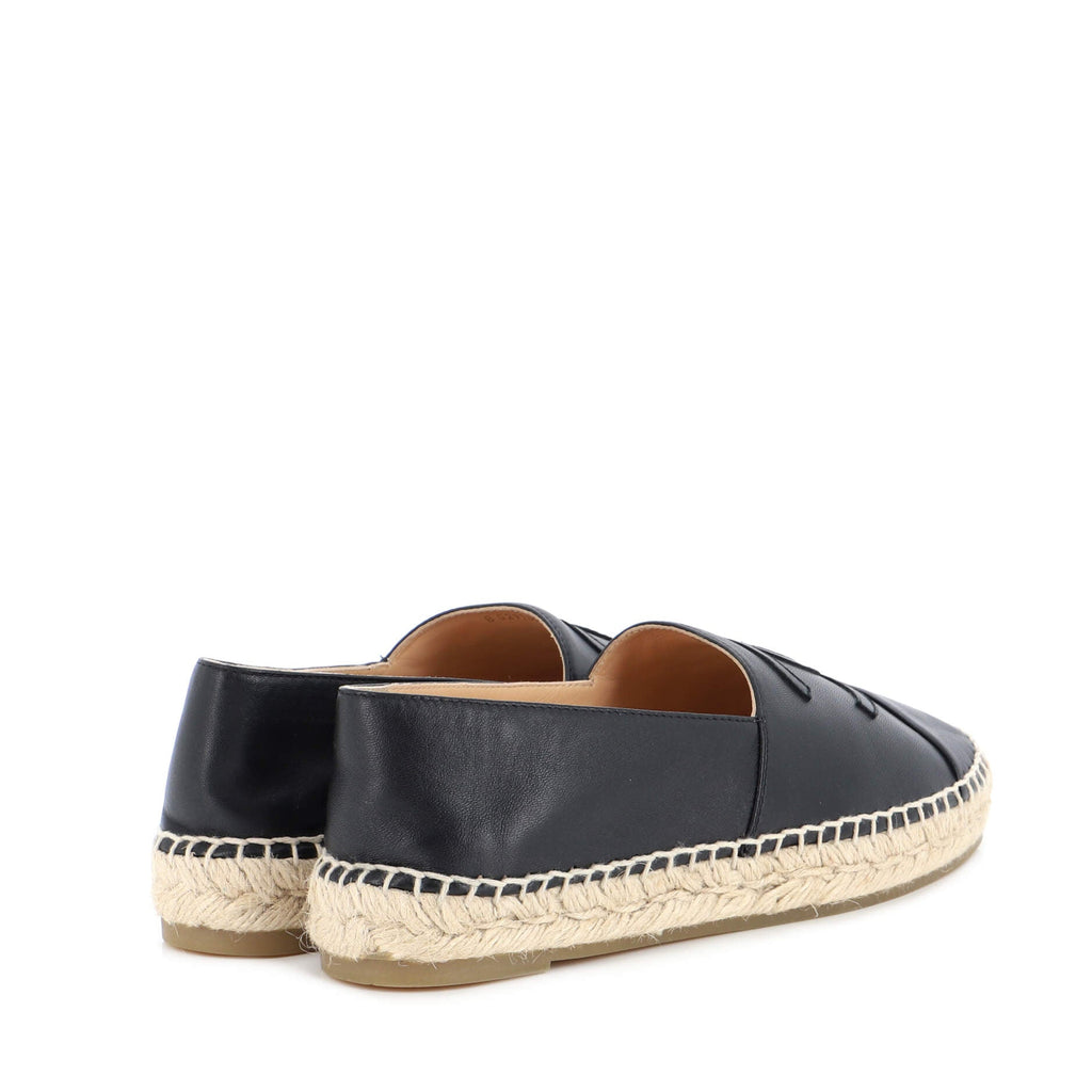 Women's CC Cap Toe Espadrilles Leather
