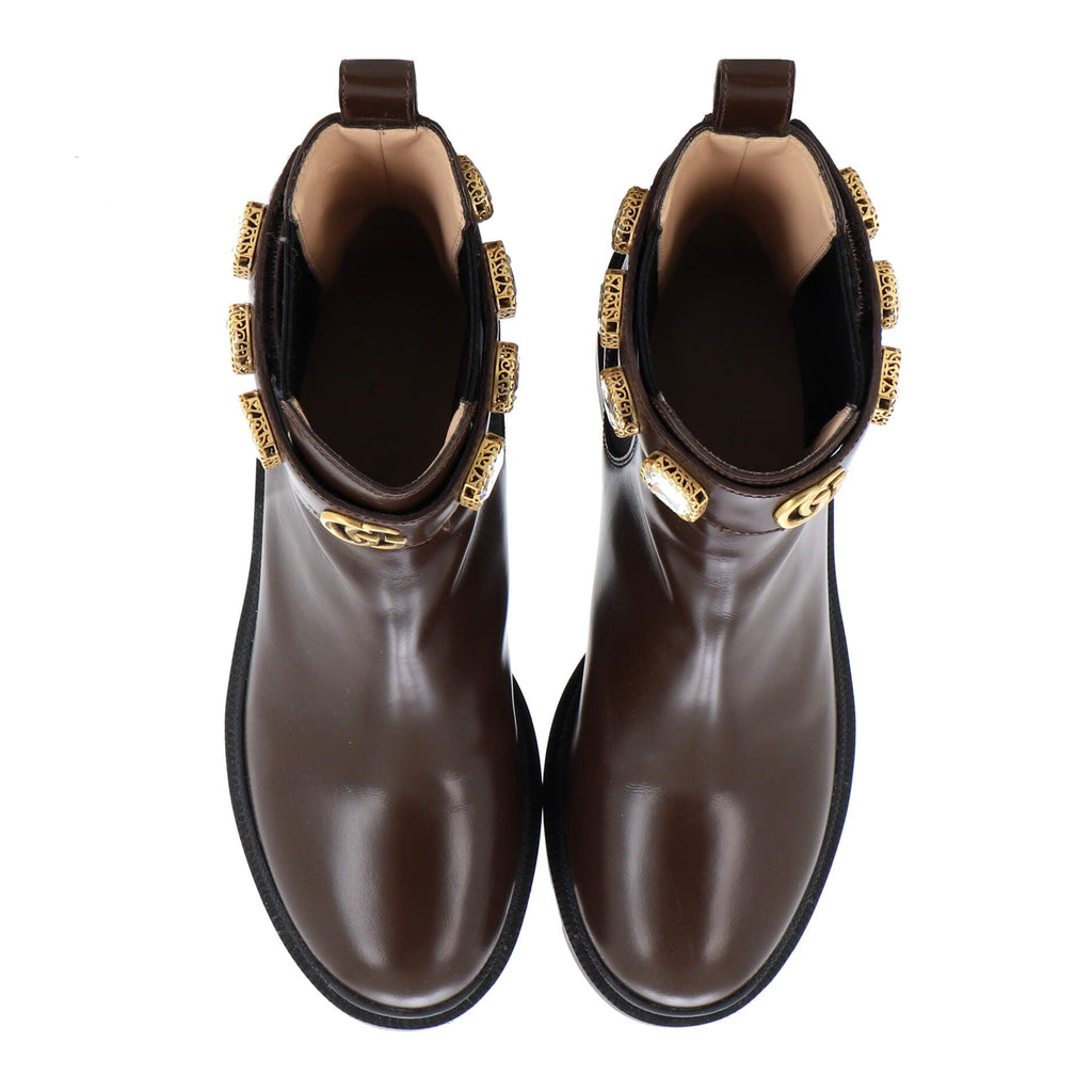 Women's Trip Boots Embellished Leather
