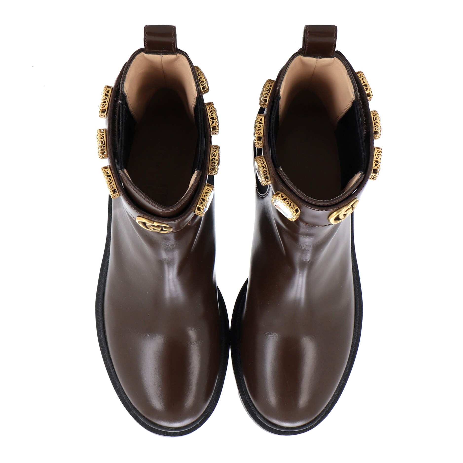 Women's Trip Boots Embellished Leather