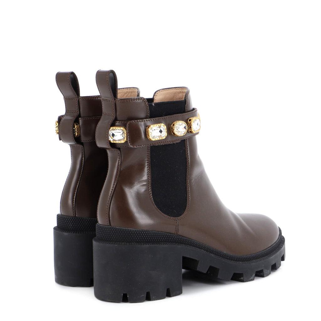 Women's Trip Boots Embellished Leather
