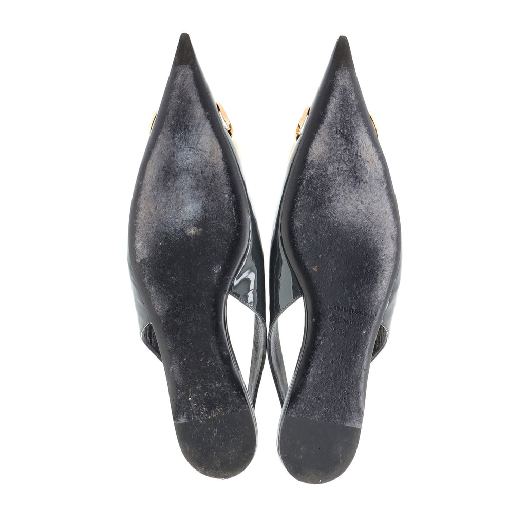 Women's BB Knife Mules Leather