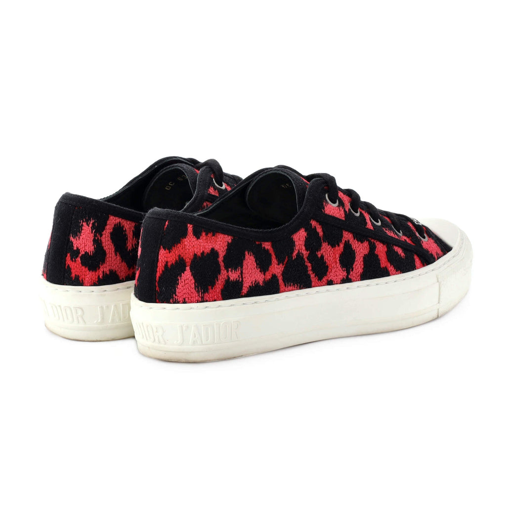 Women's Walk'N'Dior Sneakers Embroidered Canvas