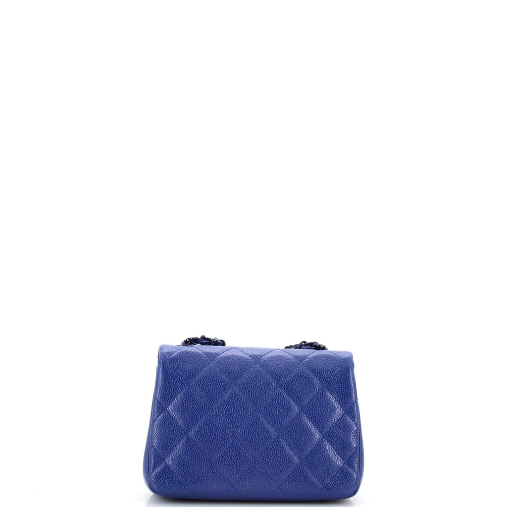 Incognito Square Flap Bag Quilted Caviar Mini