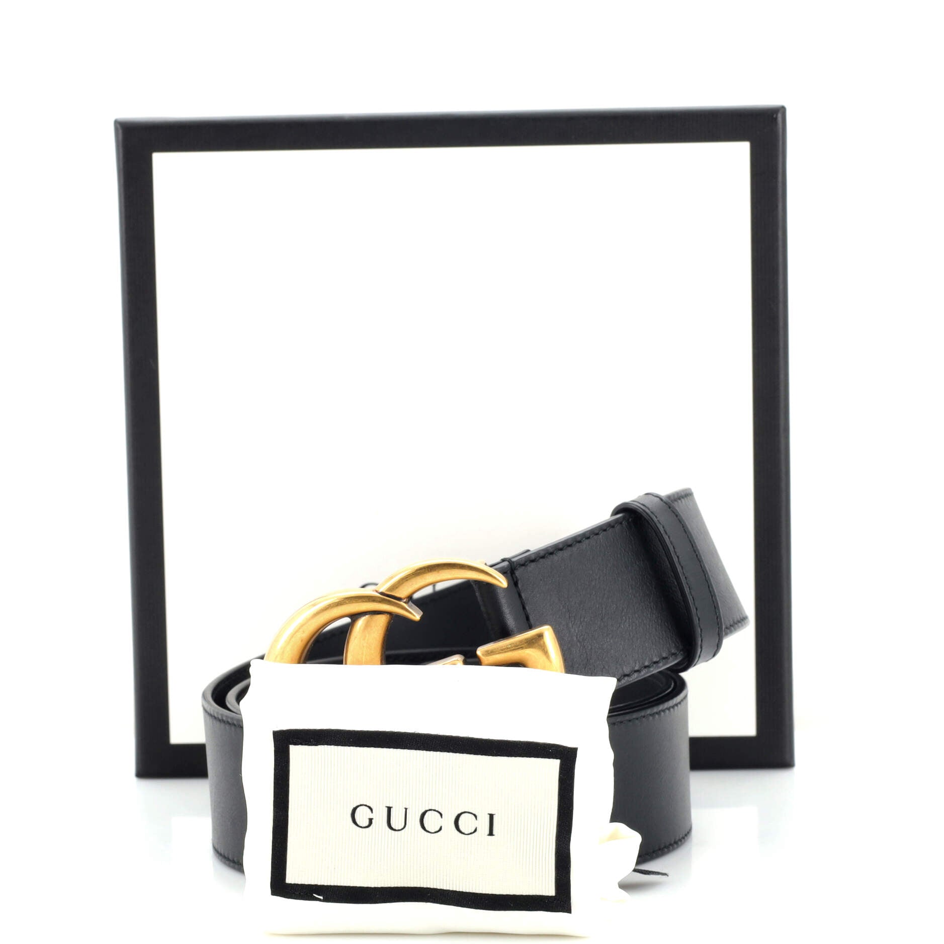 GG Marmont Belt Leather Wide 85