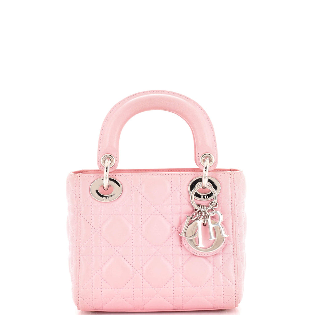 Lady Dior Bag Cannage Quilt Lambskin Mini