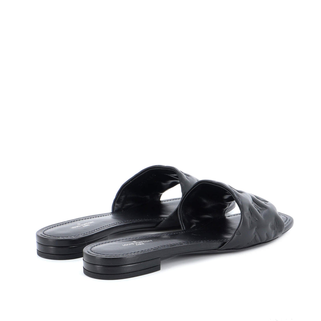 Women's Revival Mule Sandals Monogram Embossed Leather