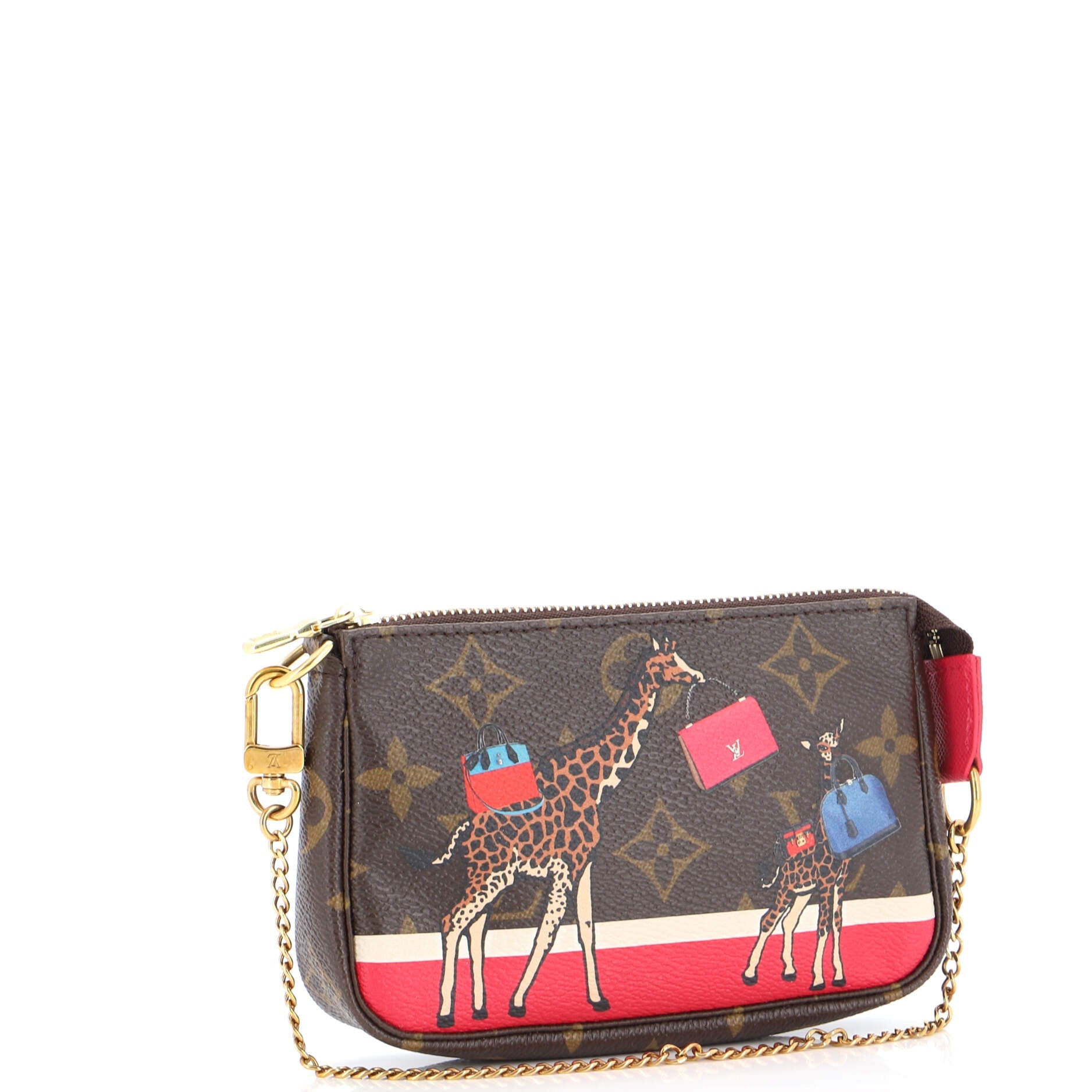 Pochette Accessoires Limited Edition Christmas Animation Monogram Canvas Mini