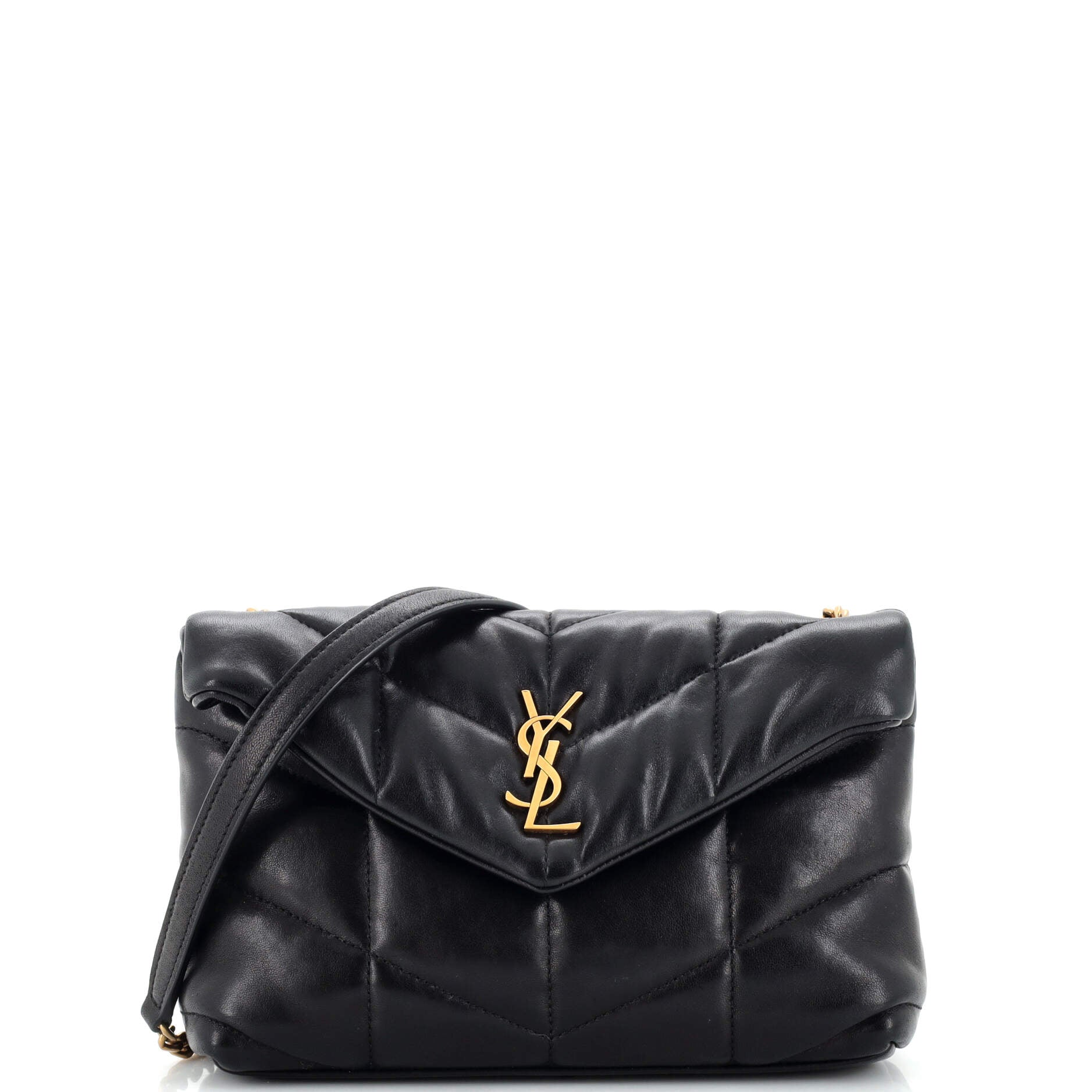Loulou Puffer Shoulder Bag Quilted Leather Mini